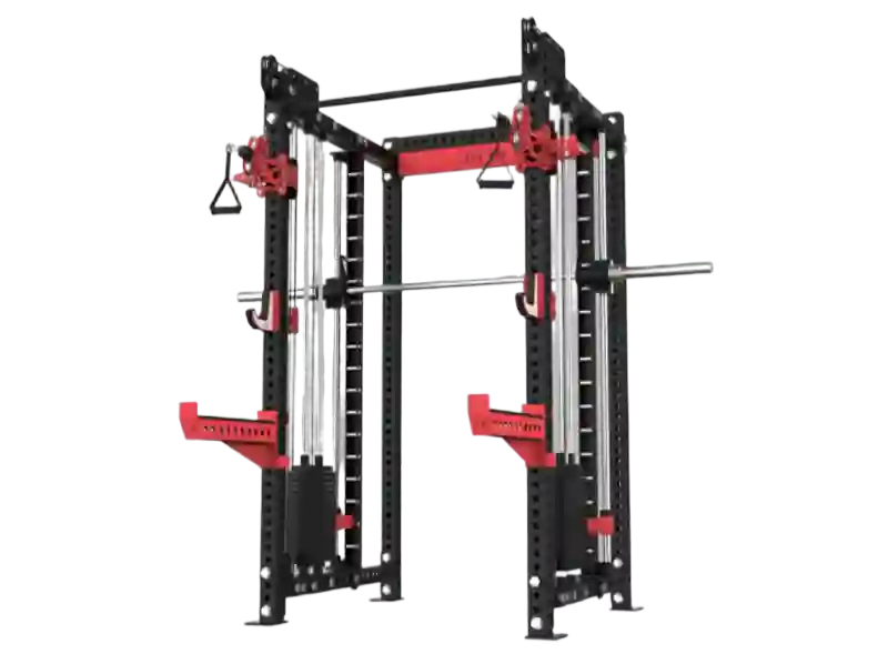 Rear Mounted Smith Machine with Fixed Pulley