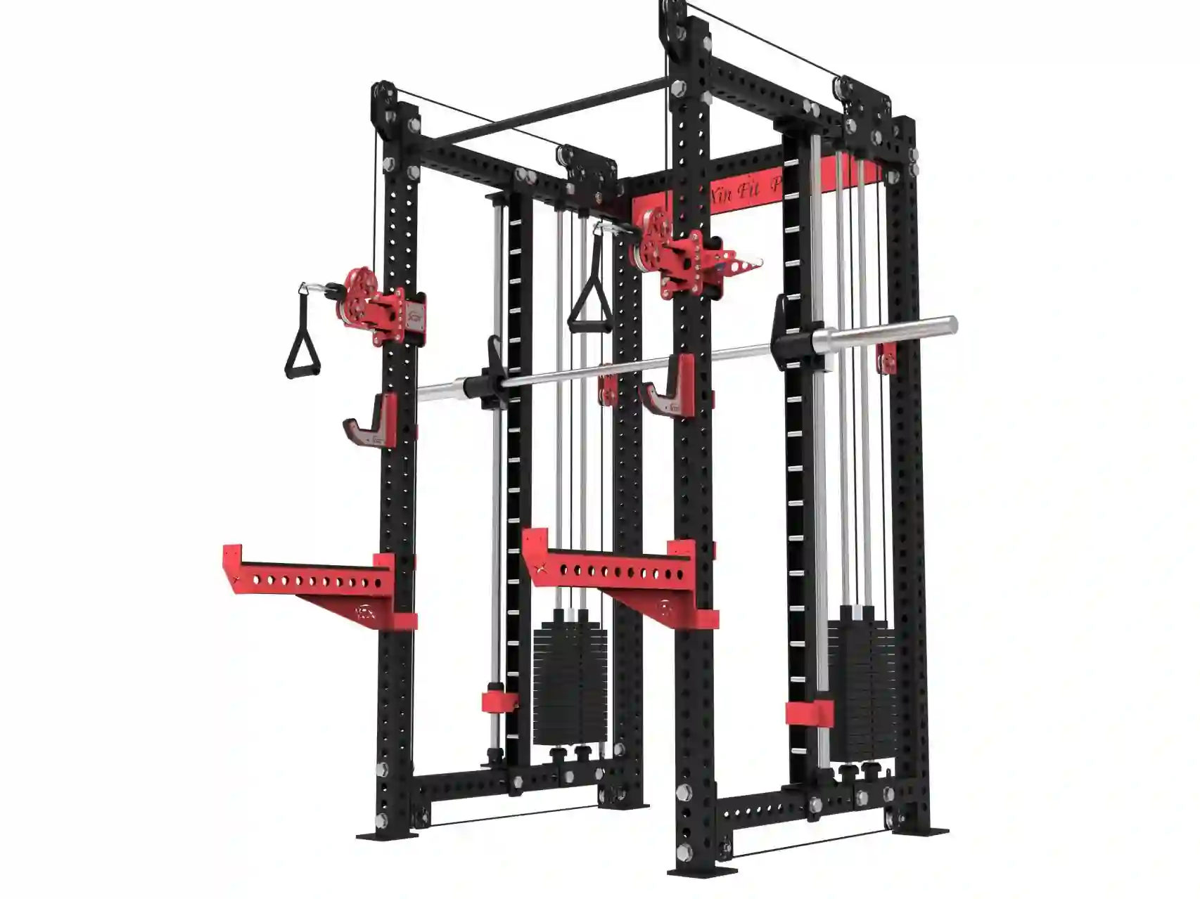 Front Mounted Smith Machine with Fixed Pulley
