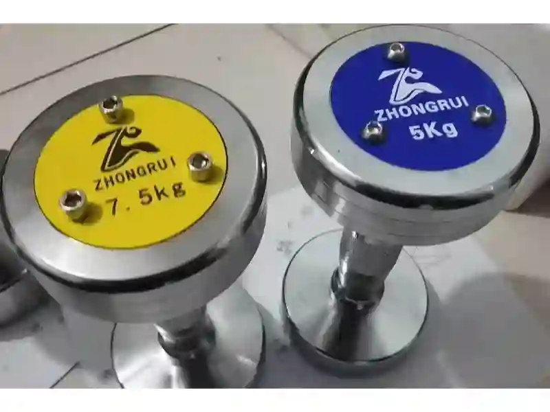 XDT Solid Steel Chrome Plated Dumbbell